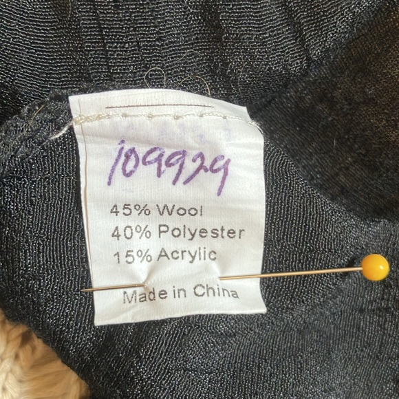 Boho Crochet Black Top - Picture 13 of 14